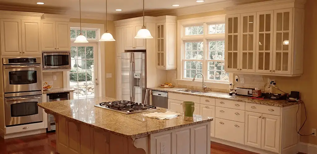 Custom cabinet door installation and kitchen upgrade in Albany, NY