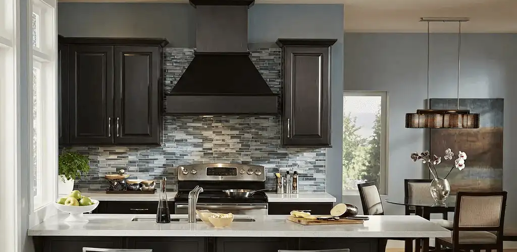 Kitchen cabinet painting and refinishing in a modern kitchen in Albany, NY